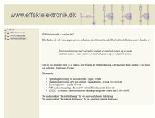 Tablet Screenshot of effektelektronik.dk